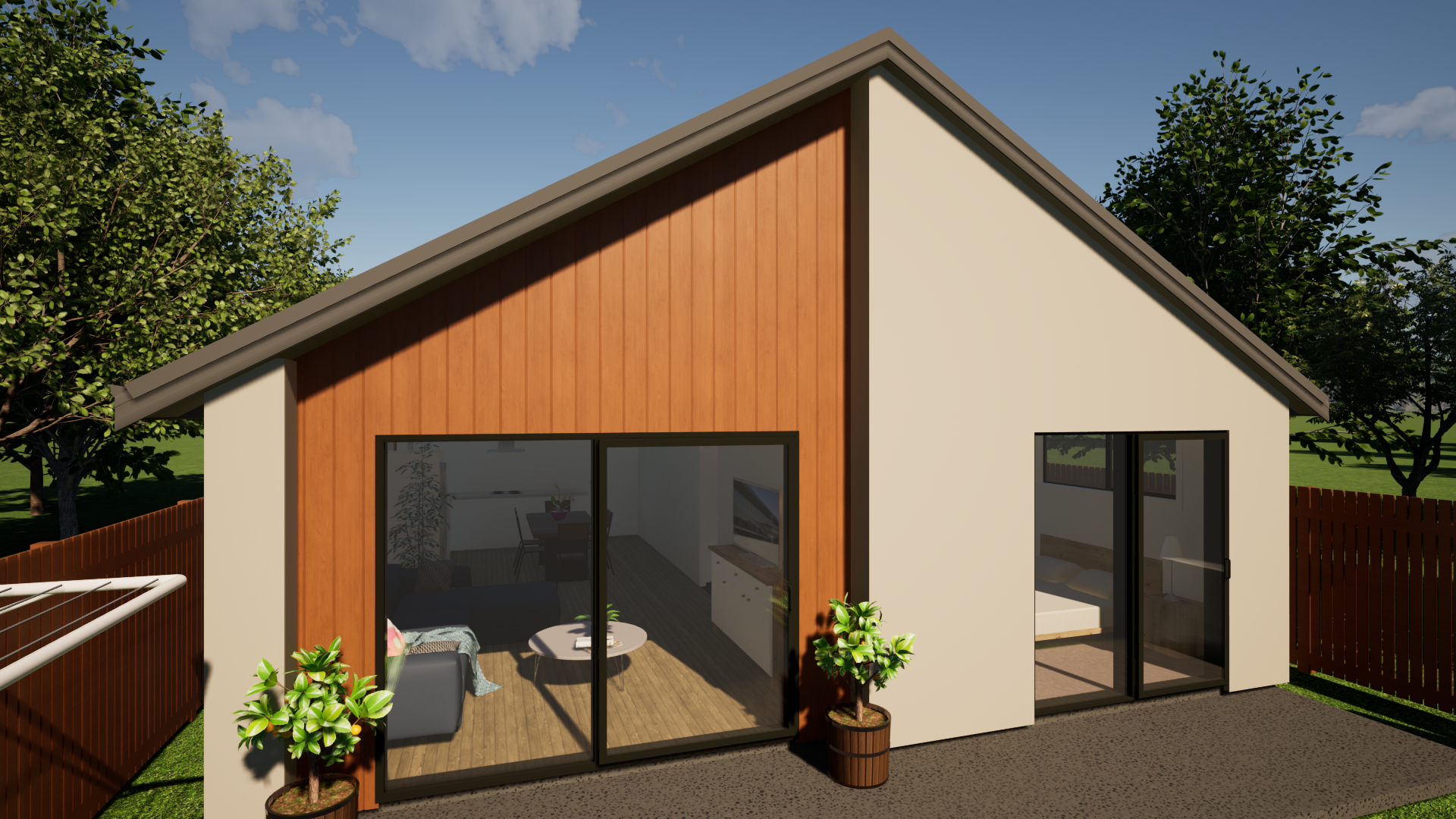 Back Render close up Back Render close up