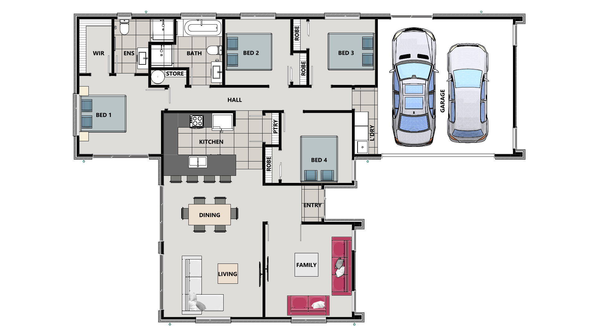 ISLAND Gold floor plan ISLAND Gold floor plan