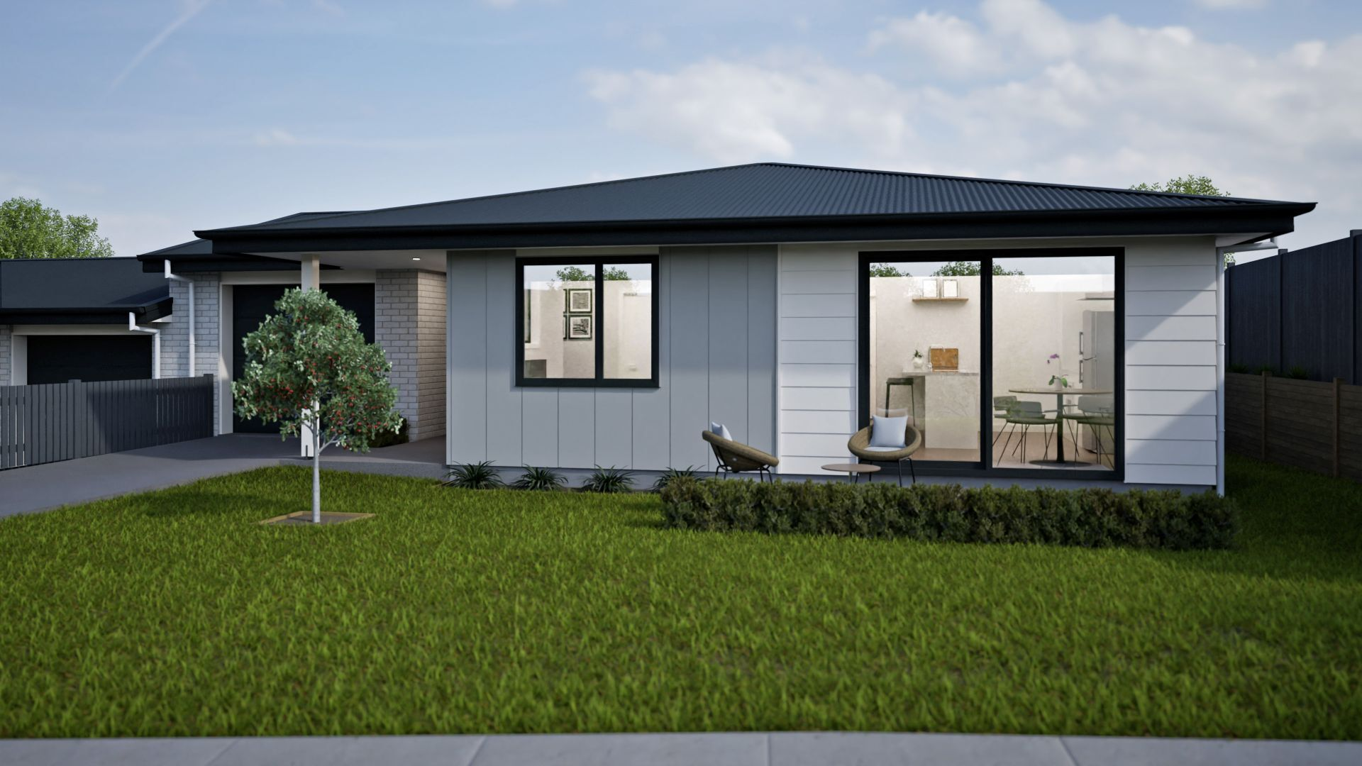 Totara 2 Bed render