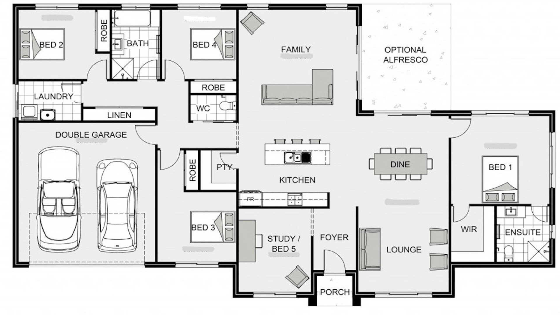 Wishart (5 bed) floor plan